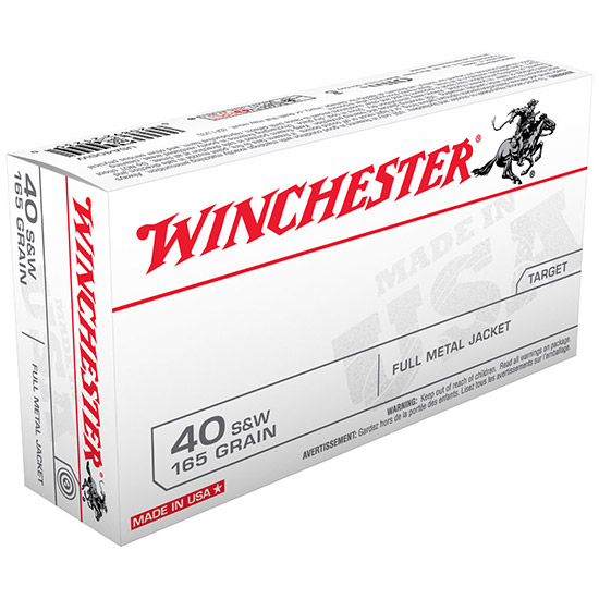 WIN USA 40SW 165GR FMJ VALUE PACK 100/5 - Sale